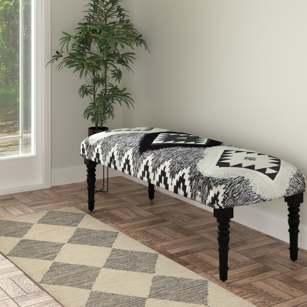 Thelyn Black Bench - Thumbnail - Image 2