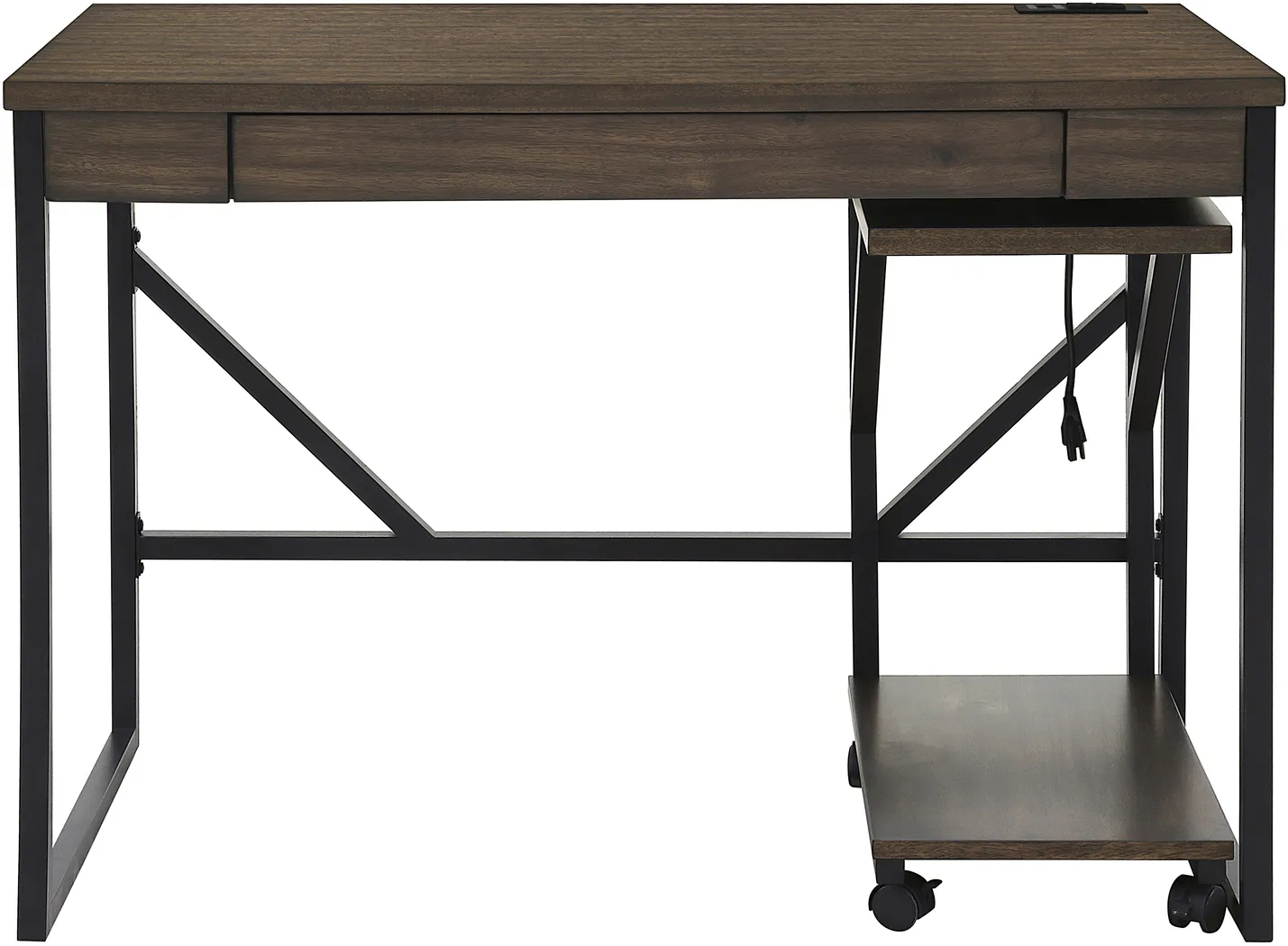 Theonan Brown Writing Desk - Thumbnail - Image 2