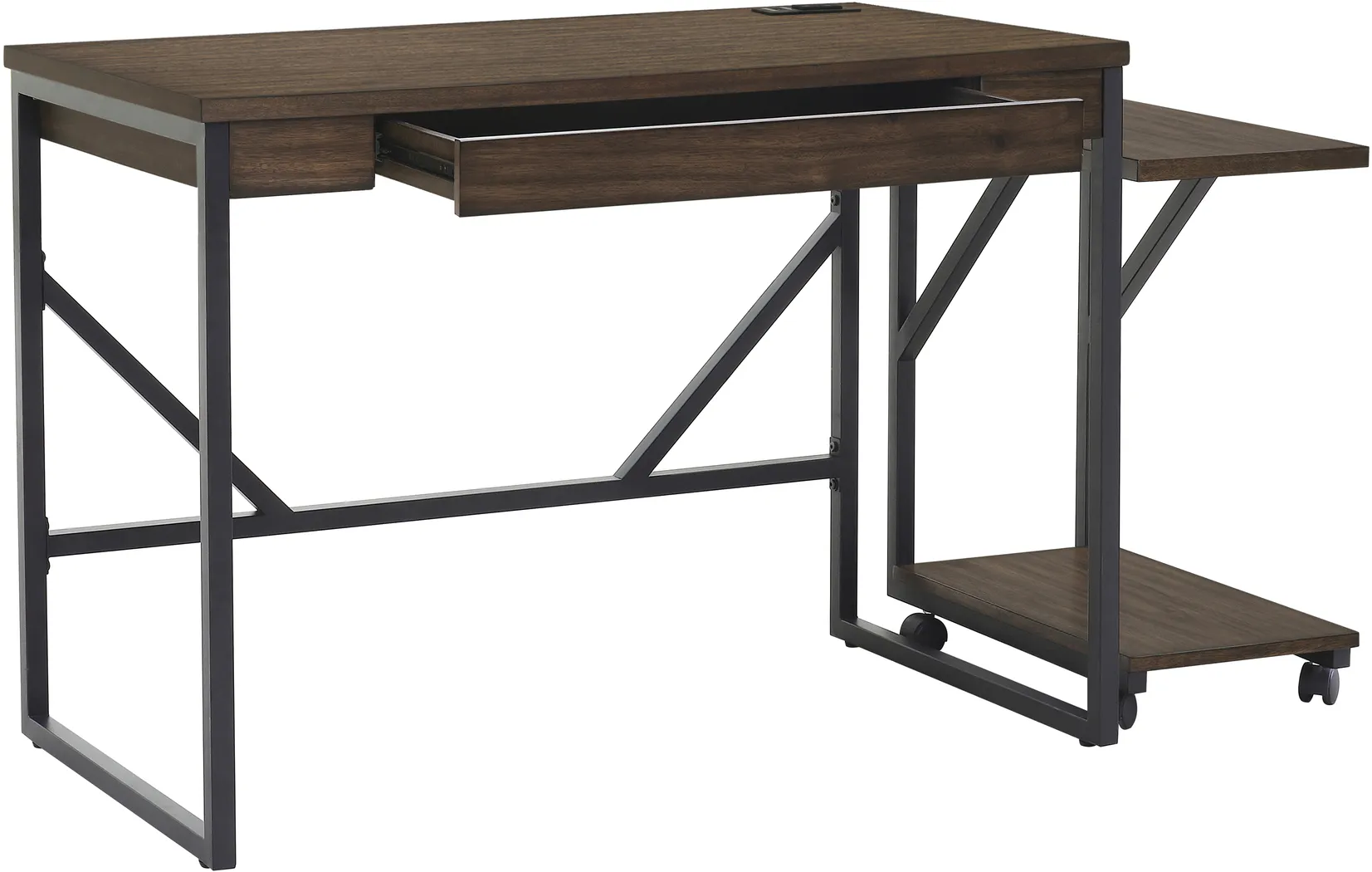 Theonan Brown Writing Desk - Thumbnail - Image 4