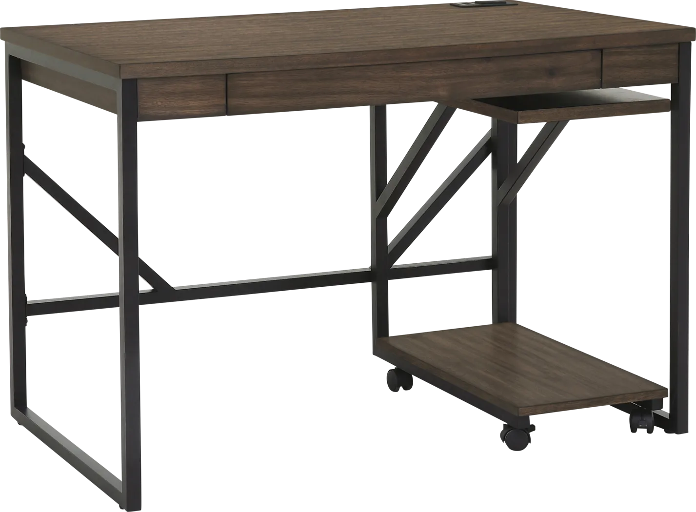 Theonan Brown Writing Desk - Thumbnail - Image 1