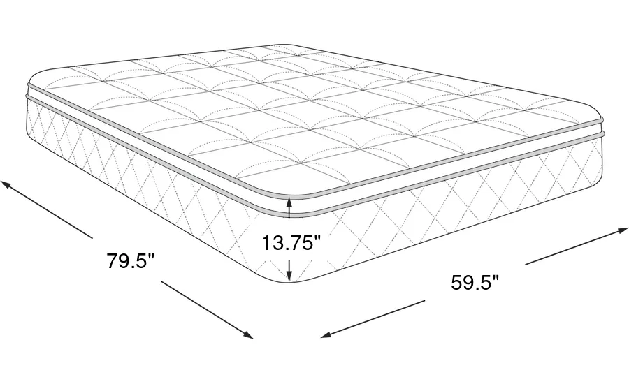 Dimension Image. Please refer to the Dimension Tab on this page for dimension details.