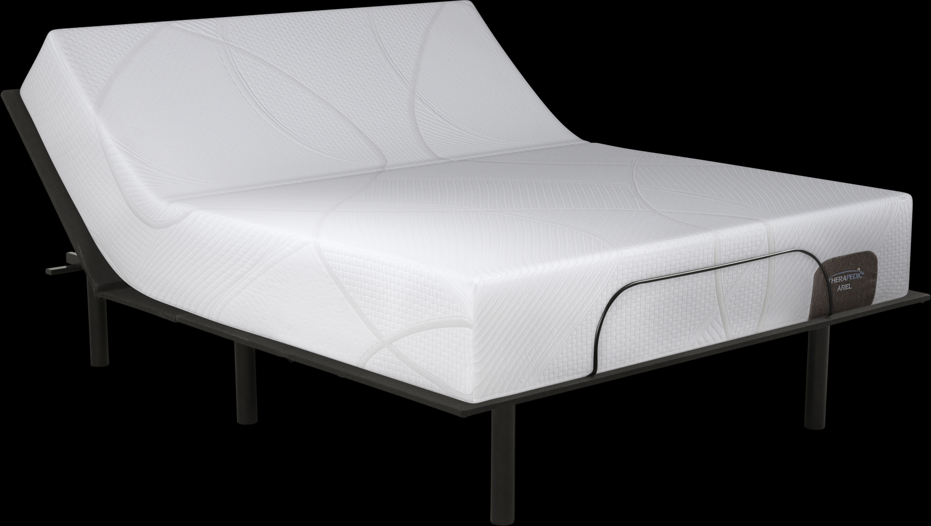 Therapedic Ariel King Mattress with RTG Sleep 2000 Adjustable Base - Thumbnail - Image 1