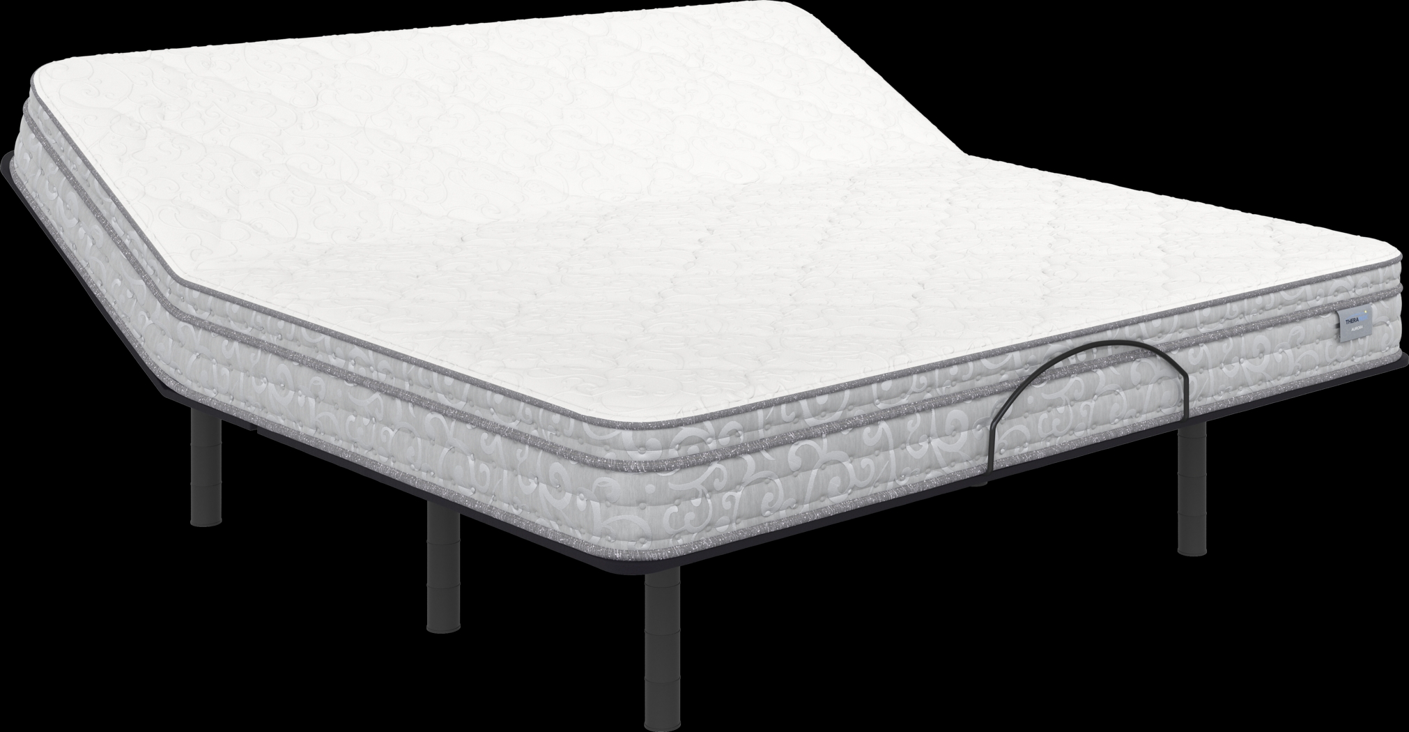 Therapedic Aurora King Mattress with Head Up Only Base - Thumbnail - Image 1