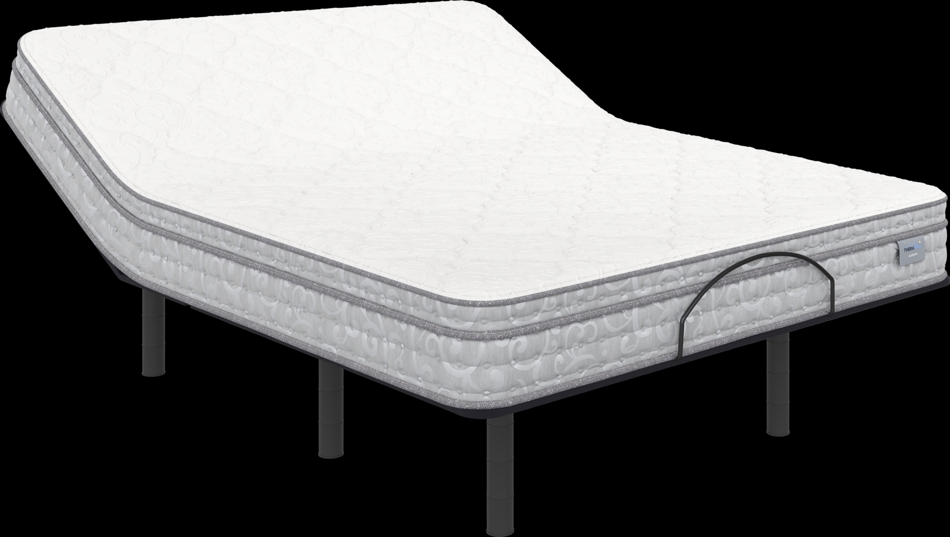 Therapedic Aurora Queen Mattress with Head Up Only Base - Thumbnail - Image 1