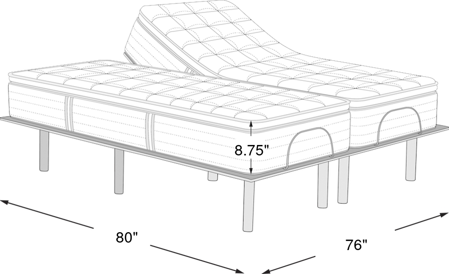 Dimension Image. Please refer to the Dimension Tab on this page for dimension details.
