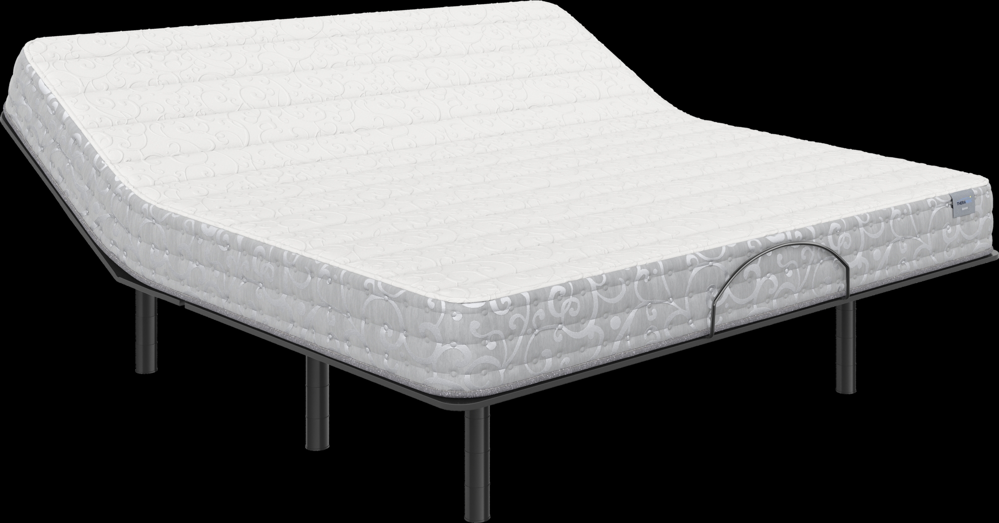 Therapedic Bahia King Mattress Set with Head Up Only Base - Thumbnail - Image 1