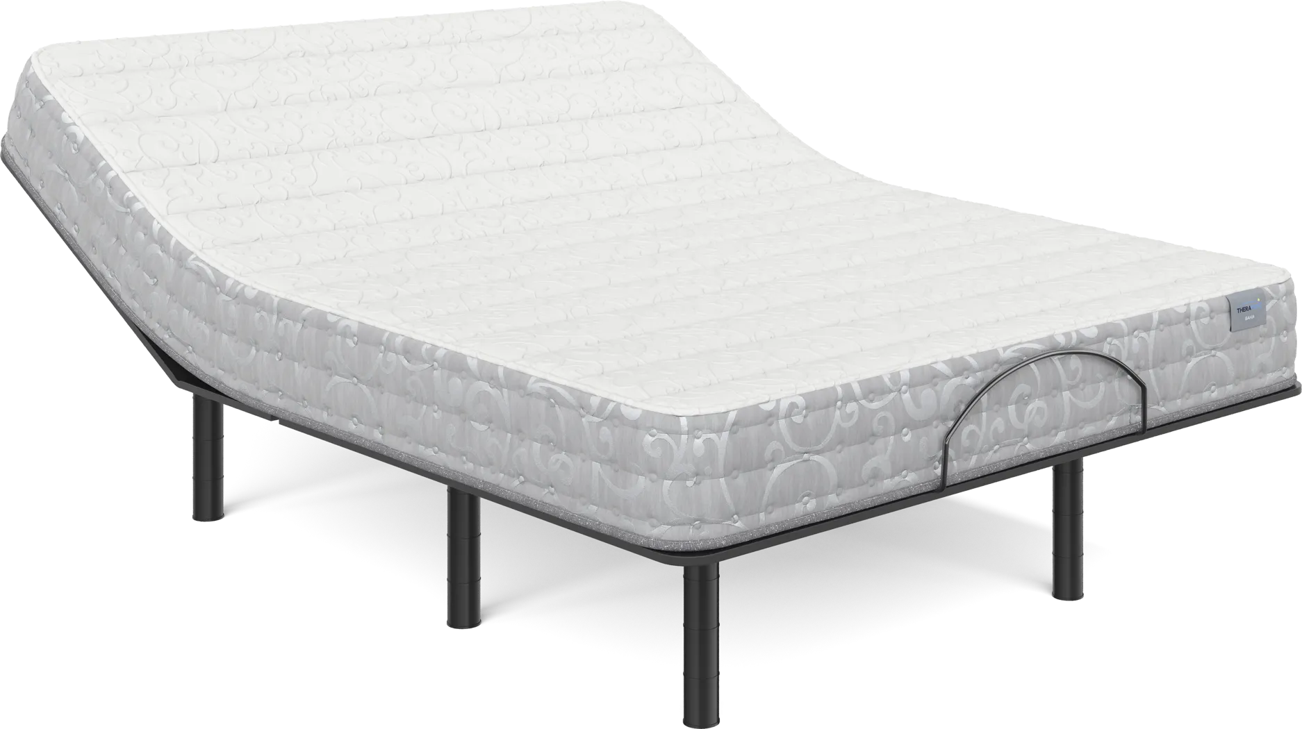 Therapedic Bahia Queen Mattress Set with Head Up Only Base - Thumbnail - Image 1