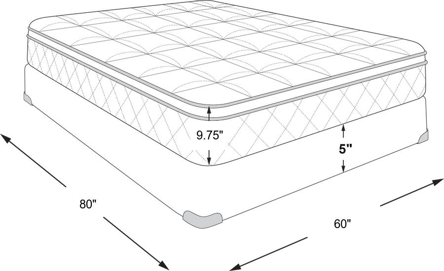 Dimension Image. Please refer to the Dimension Tab on this page for dimension details.