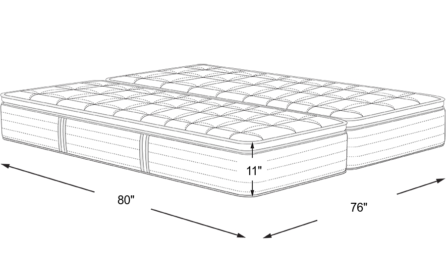 Dimension Image. Please refer to the Dimension Tab on this page for dimension details.