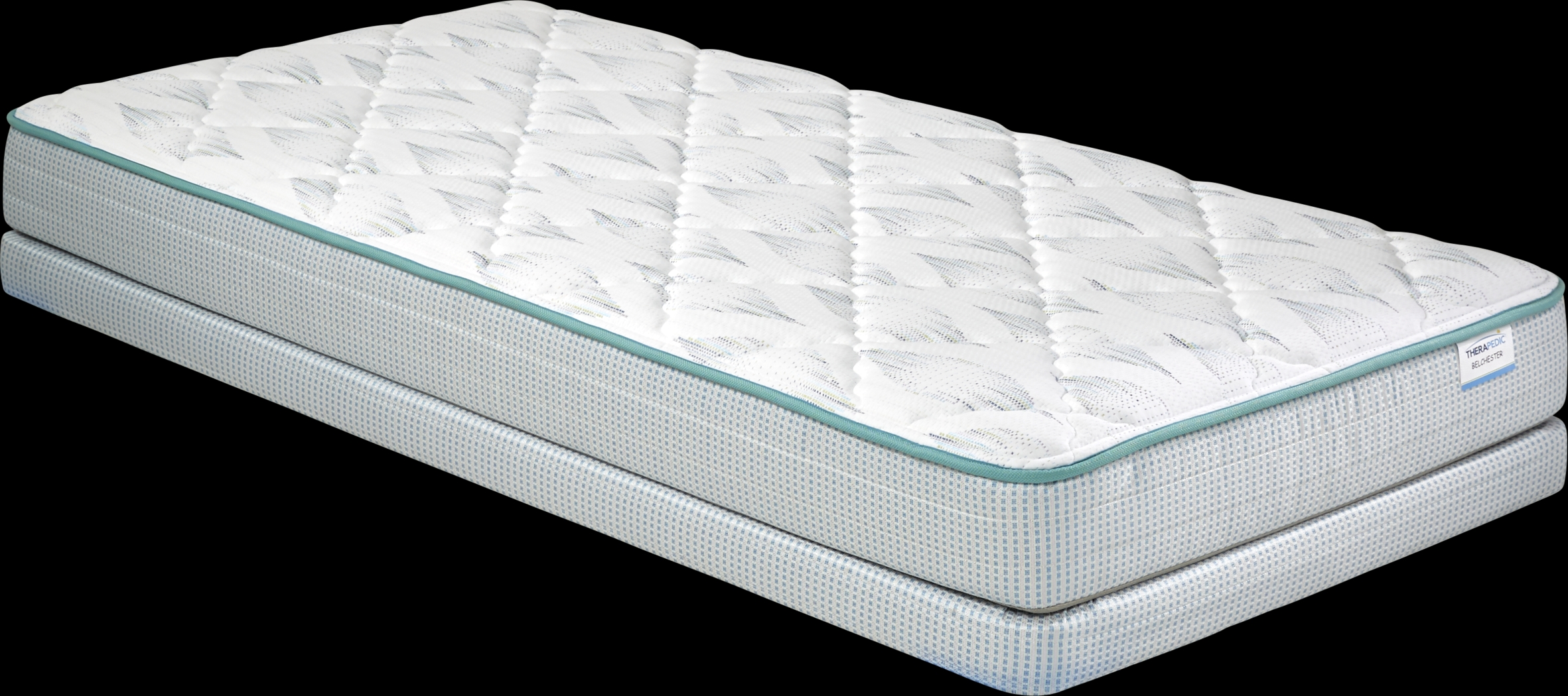Therapedic Belchester Low Profile Twin Mattress Set - Thumbnail - Image 1