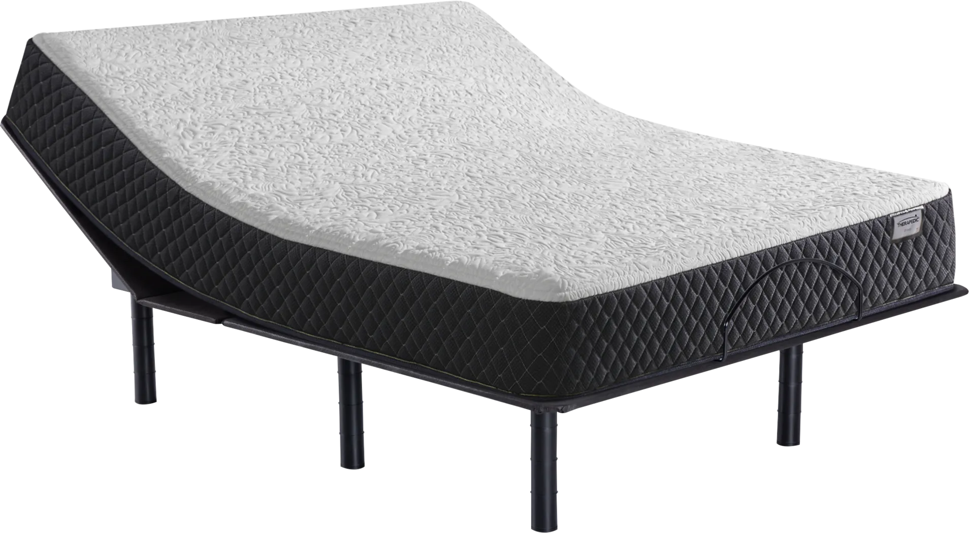 Therapedic Bravo King Mattress with Head Up Only Base - Thumbnail - Image 1