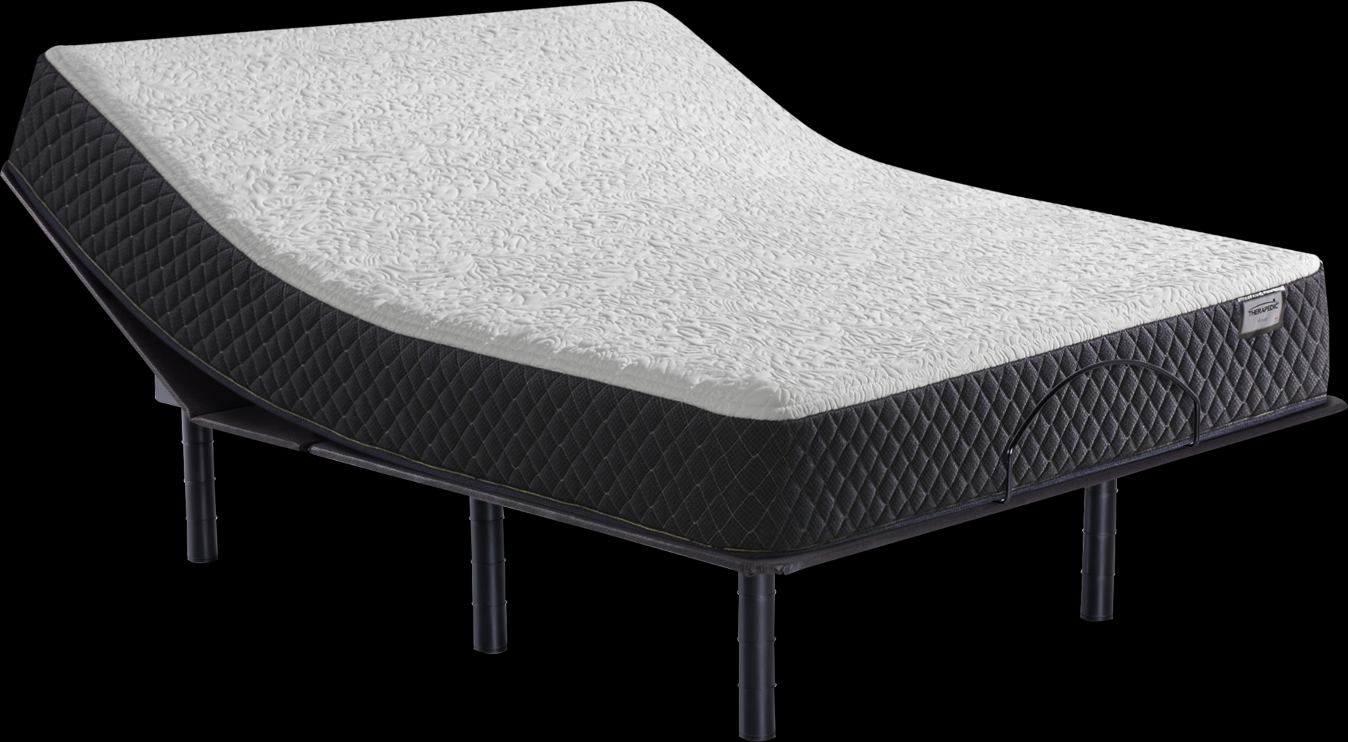Therapedic Bravo Queen Mattress with Head Up Only Base - Thumbnail - Image 1