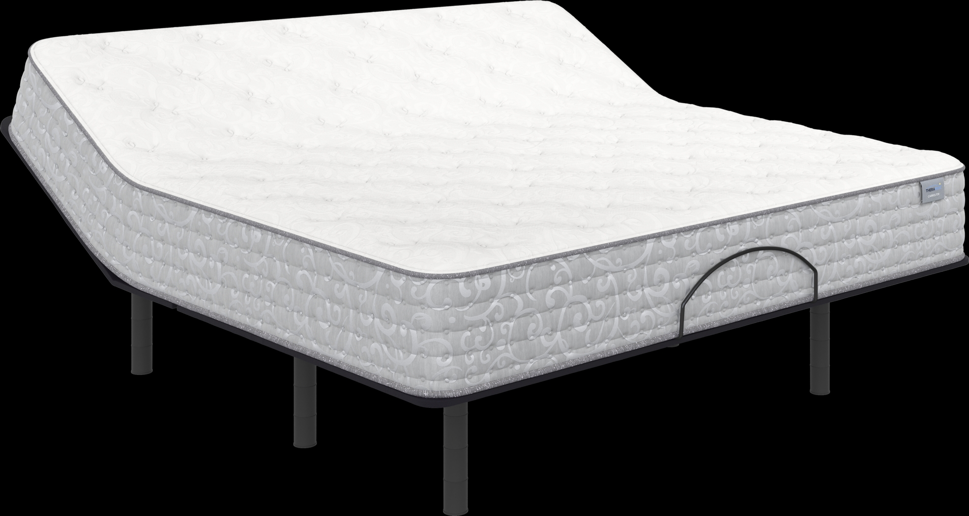 Therapedic Carrolton King Mattress with Head Up Only Base - Thumbnail - Image 1
