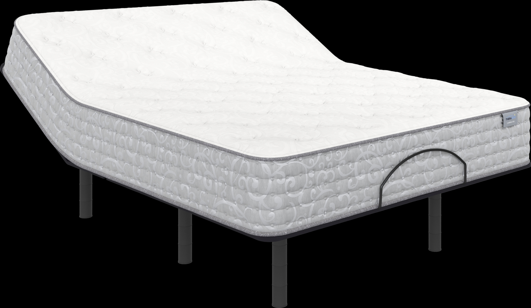 Therapedic Carrolton Queen Mattress with Head Up Only Base - Thumbnail - Image 1