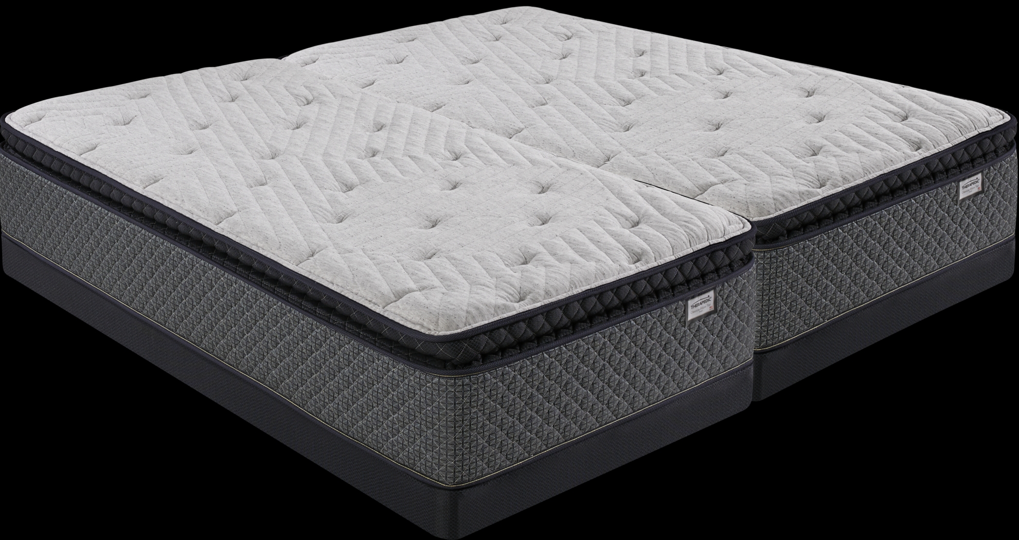 Therapedic Classica Low Profile Split King Mattress Set - Thumbnail - Image 1