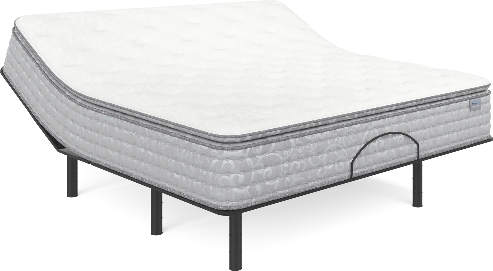 Therapedic Darlington King Mattress with Head Up Only Base - Thumbnail - Image 1