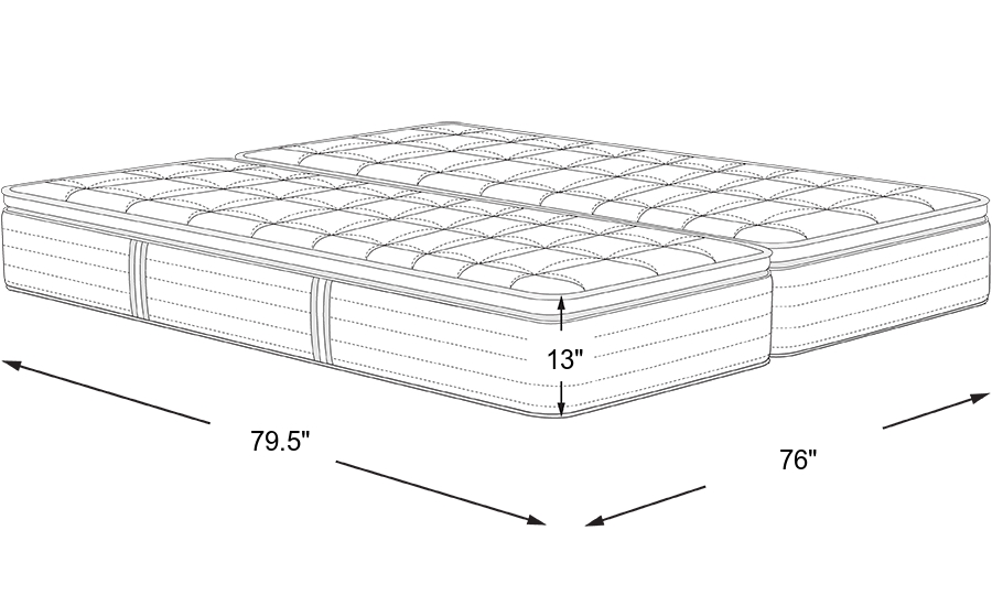 Dimension Image. Please refer to the Dimension Tab on this page for dimension details.