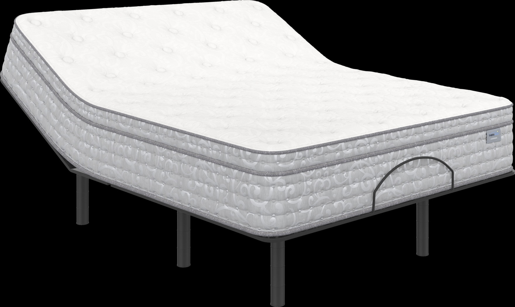 Therapedic Everdeen Queen Mattress with Head Up Only Base - Thumbnail - Image 1