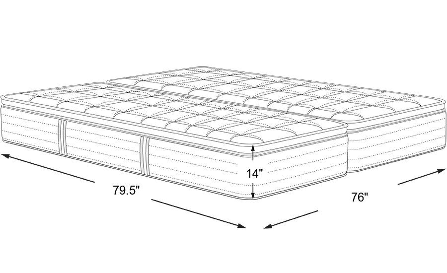 Dimension Image. Please refer to the Dimension Tab on this page for dimension details.