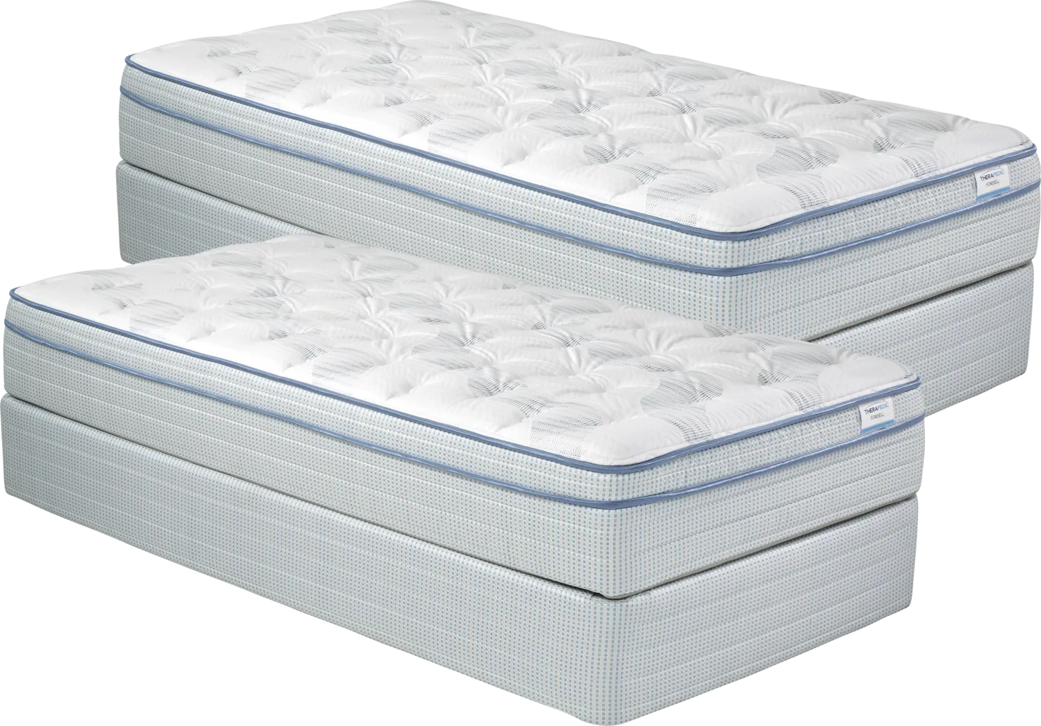 Therapedic Fordell Twin Mattress Set, Set of 2 - Thumbnail - Image 1