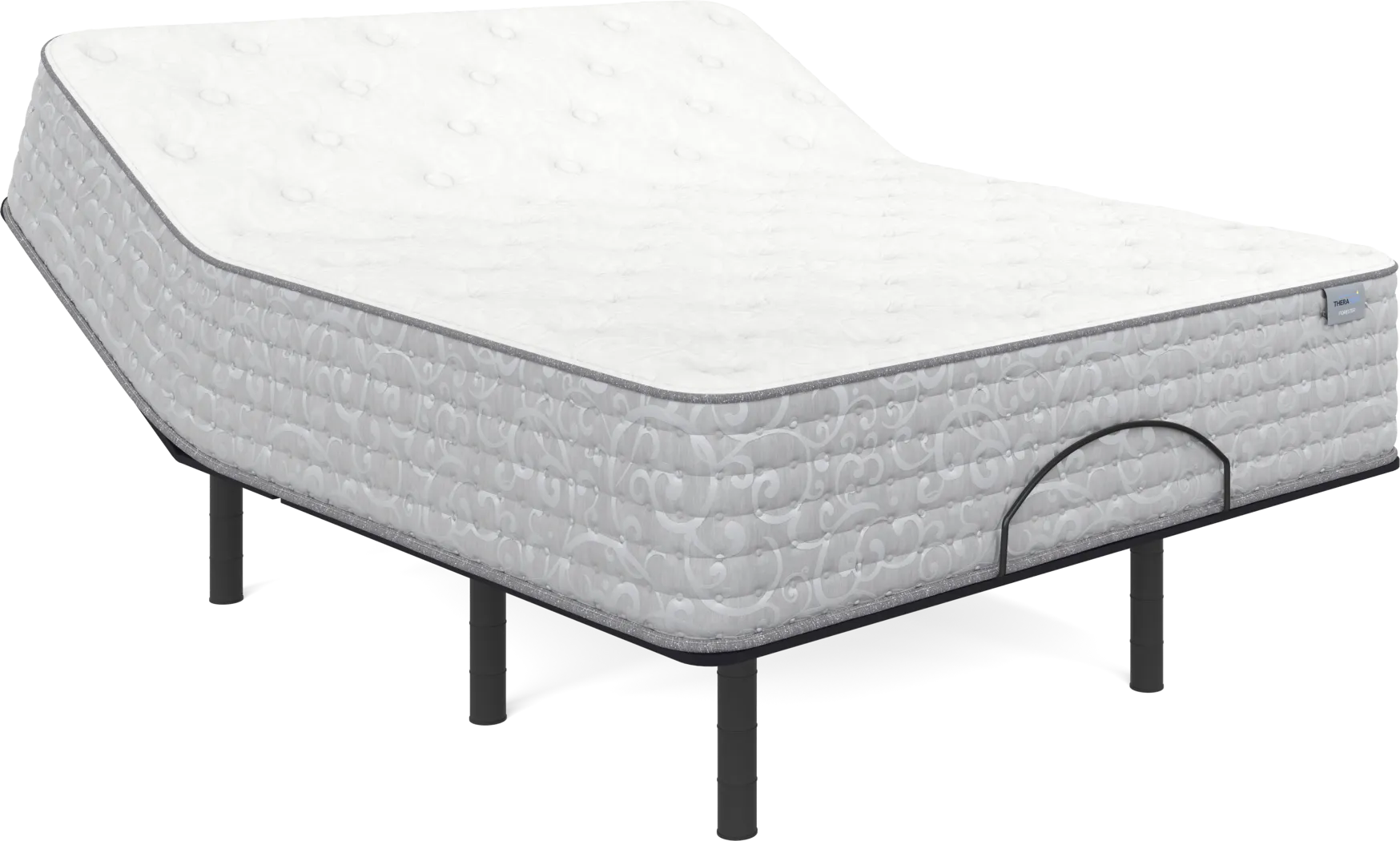 Therapedic Forester Queen Mattress with Head Up Only Base - Thumbnail - Image 1