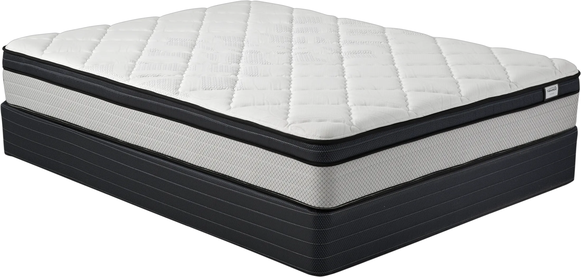 Therapedic Fortnight Low Profile Queen Mattress Set - Thumbnail - Image 1