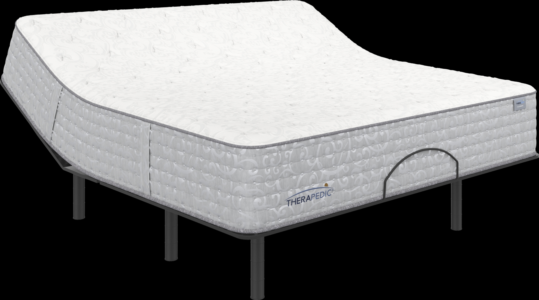 Therapedic Glassboro King Mattress with Head Up Only Base - Thumbnail - Image 1