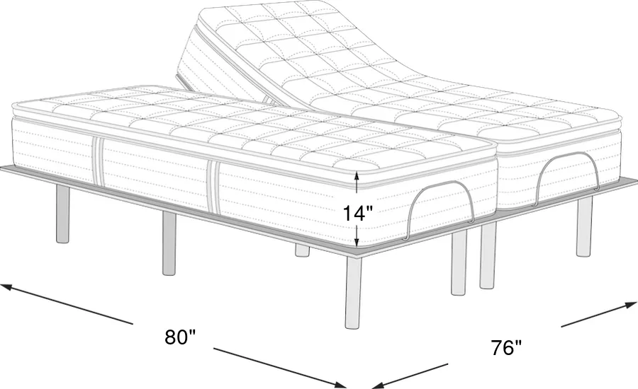 Dimension Image. Please refer to the Dimension Tab on this page for dimension details.