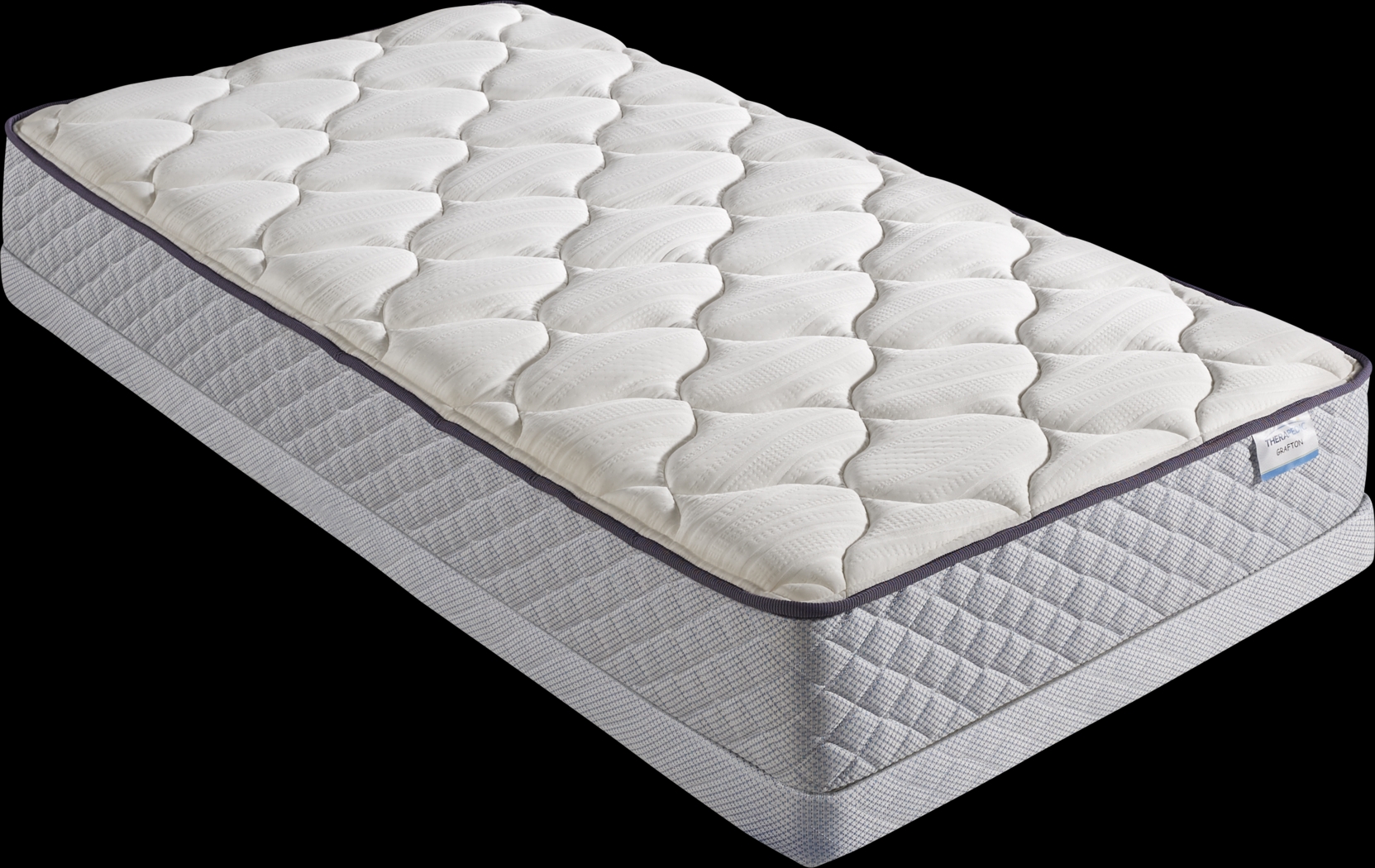 Therapedic Grafton Low Profile Twin Mattress Set - Thumbnail - Image 1