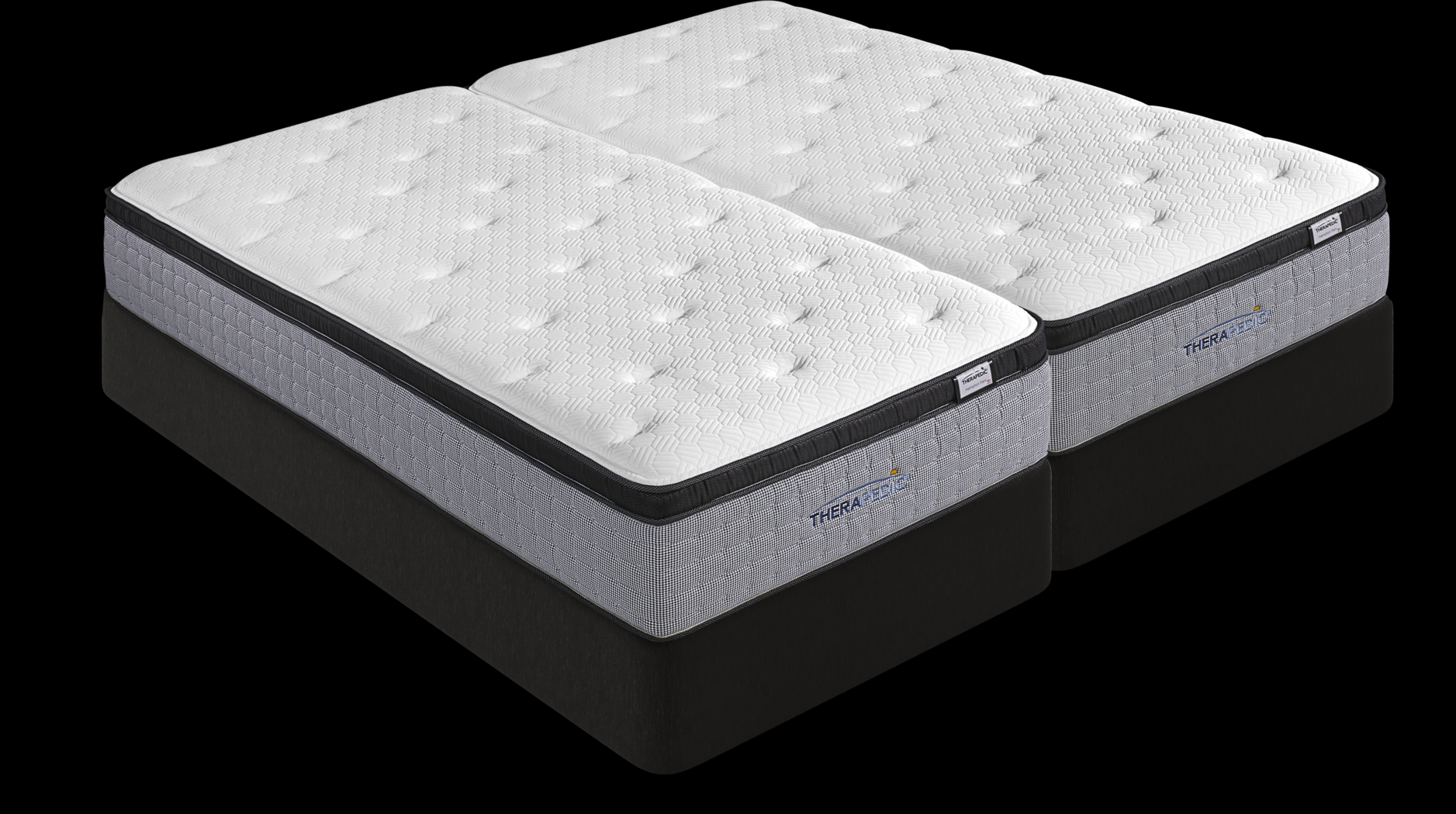 Therapedic Hampton Park High Profile Split King Mattress Set - Thumbnail - Image 1