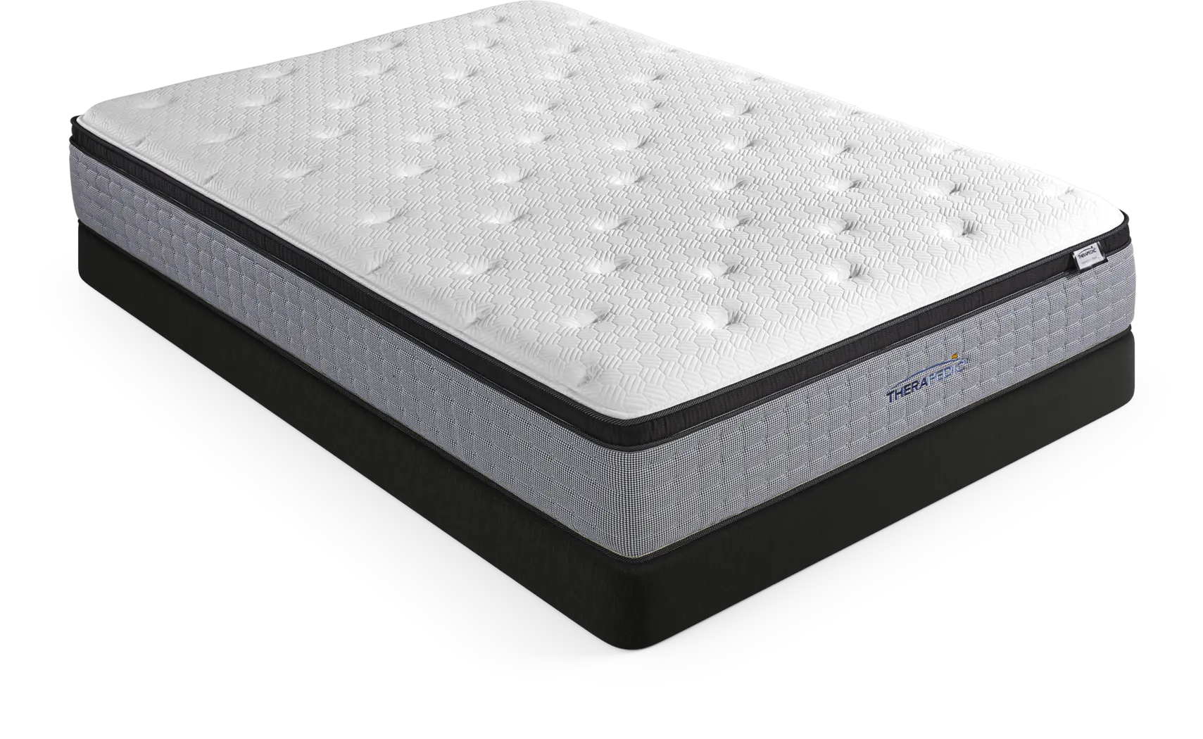 Therapedic Hampton Park Low Profile Full Mattress Set - Thumbnail - Image 1