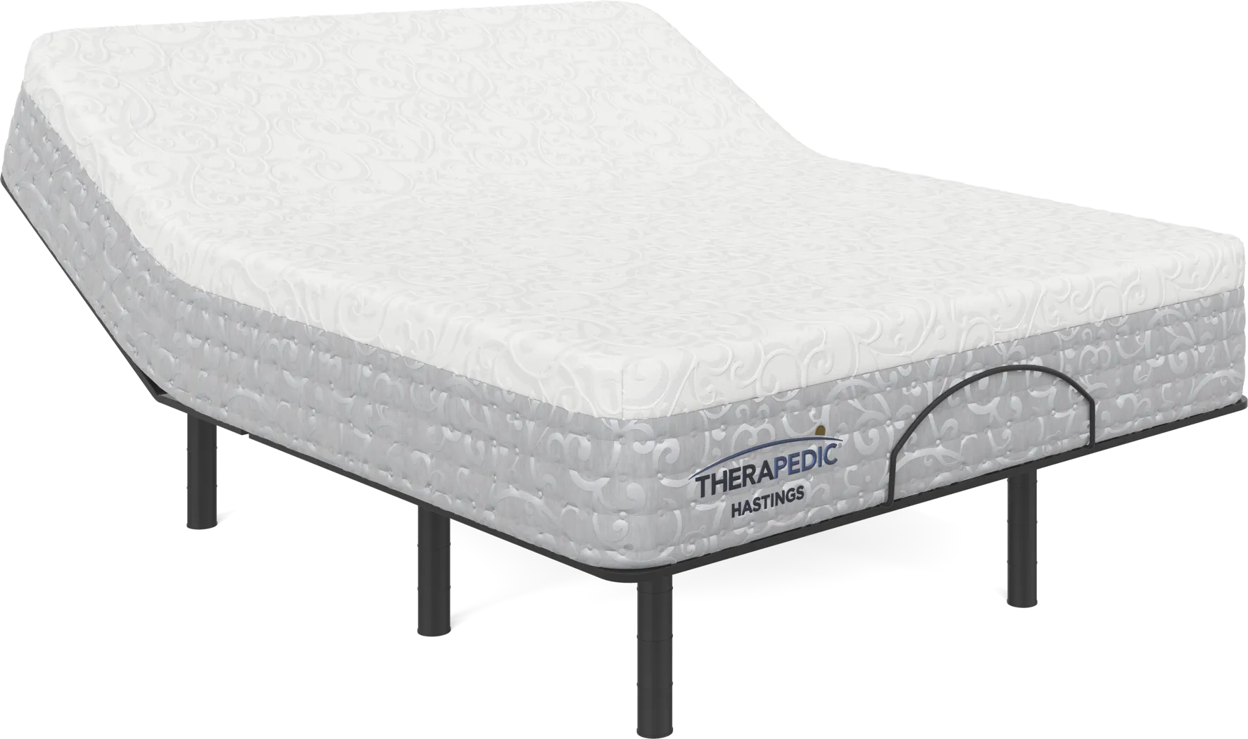 Therapedic Hastings Queen Mattress with Head Up Only Base - Thumbnail - Image 1