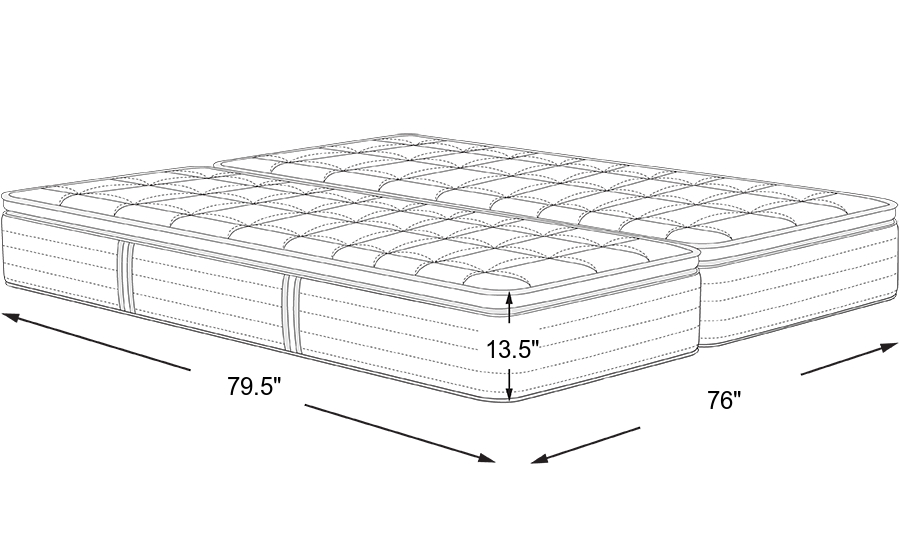 Dimension Image. Please refer to the Dimension Tab on this page for dimension details.