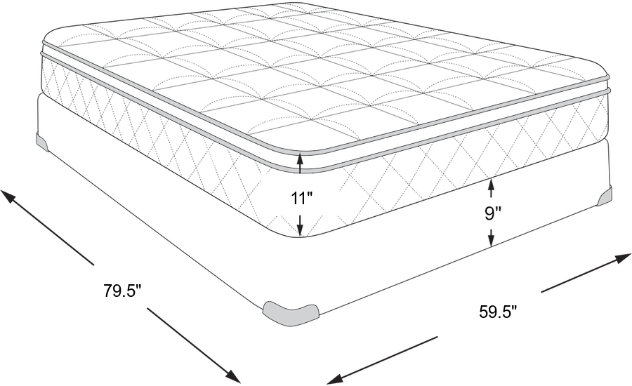 Dimension Image. Please refer to the Dimension Tab on this page for dimension details.