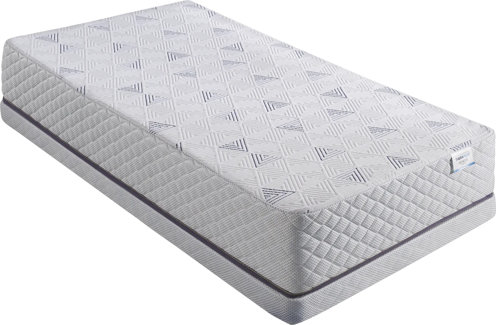 Therapedic Keswick Low Profile Twin Mattress Set - Thumbnail - Image 1