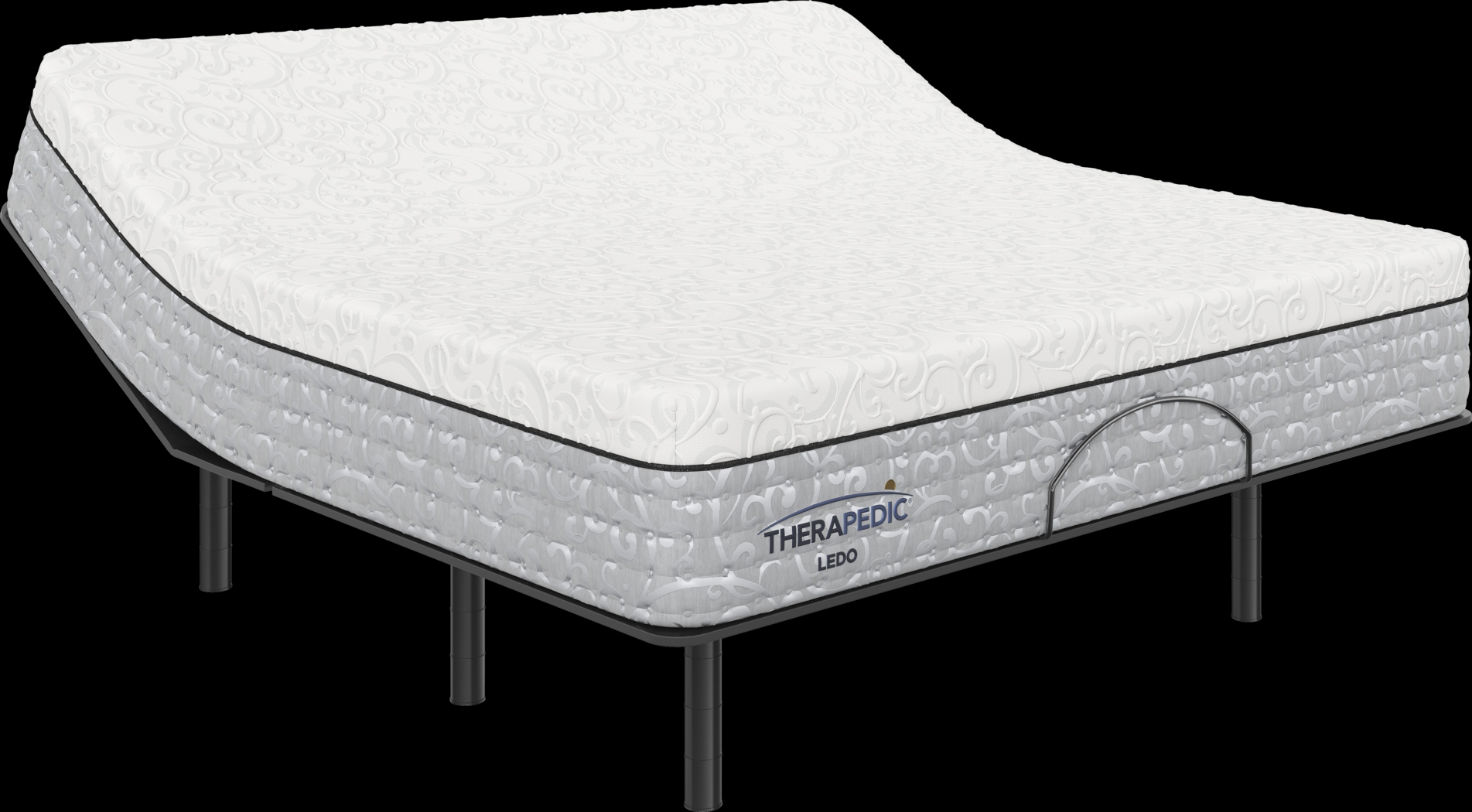 Therapedic Ledo King Mattress with Head Up Only Base - Thumbnail - Image 1