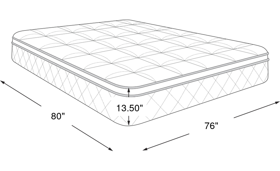Dimension Image. Please refer to the Dimension Tab on this page for dimension details.