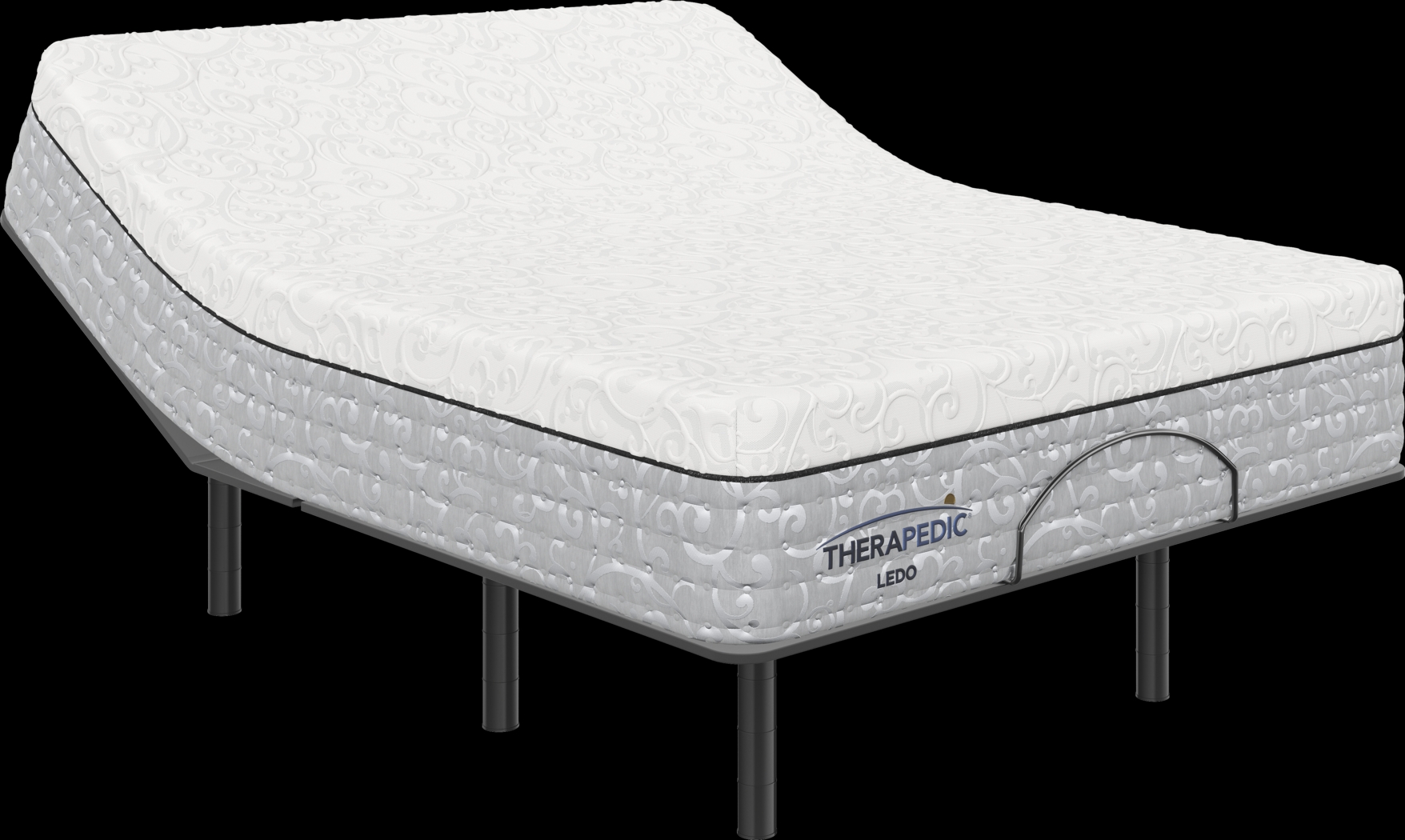 Therapedic Ledo Queen Mattress with Head Up Only Base - Thumbnail - Image 1