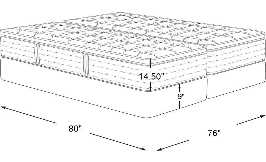 Dimension Image. Please refer to the Dimension Tab on this page for dimension details.