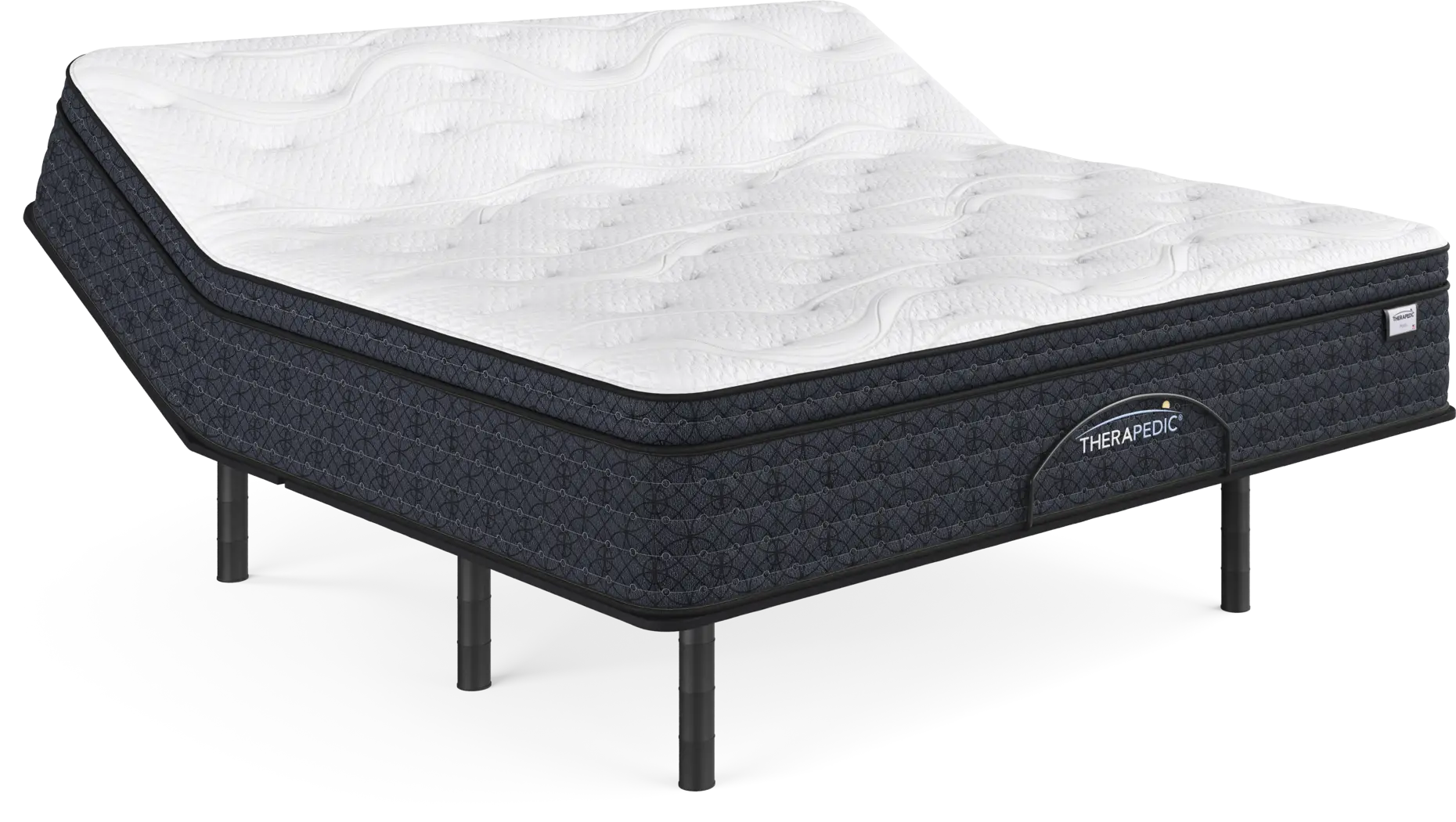 Therapedic Mystic King Mattress with Head Up Only Base - Thumbnail - Image 1
