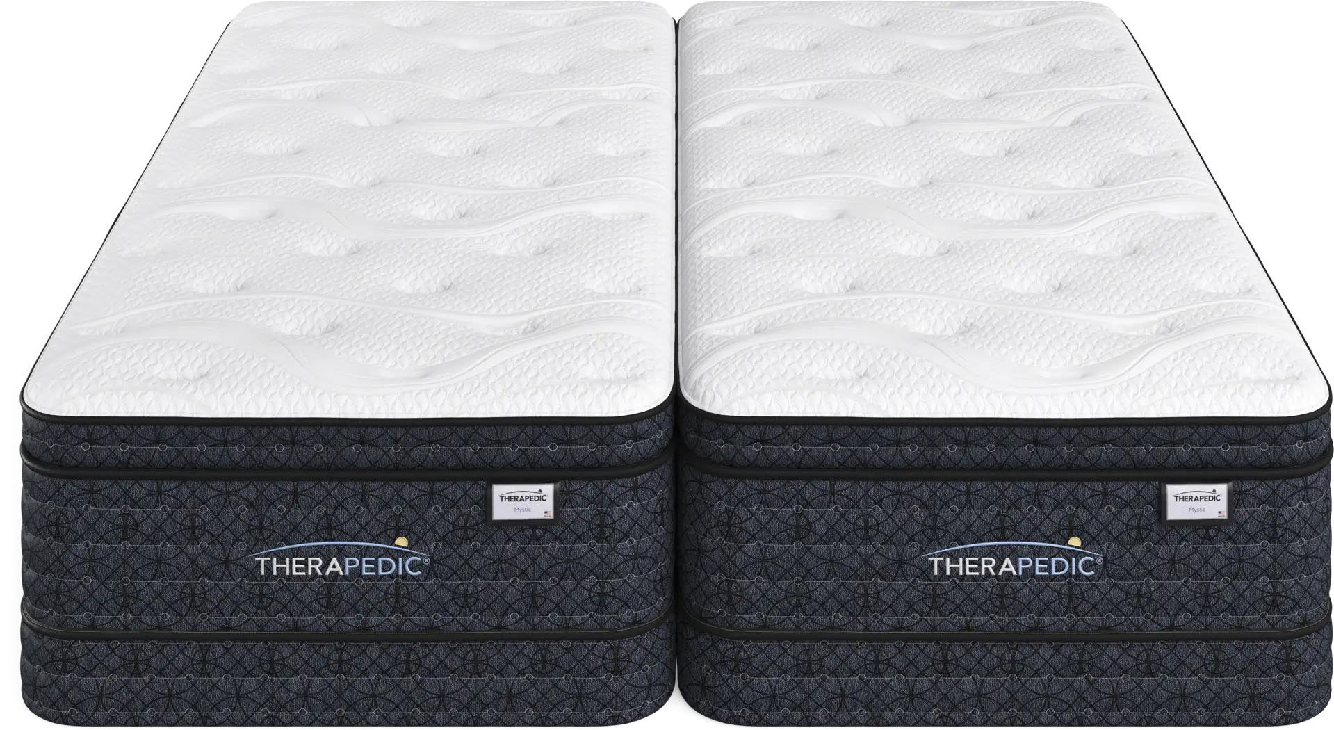 Therapedic Mystic Low Profile Split King Mattress Set - Thumbnail - Image 2