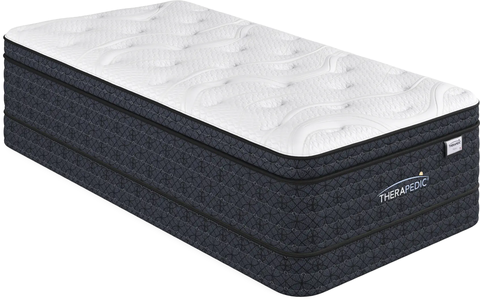 Therapedic Mystic Low Profile Twin Mattress Set - Thumbnail - Image 1