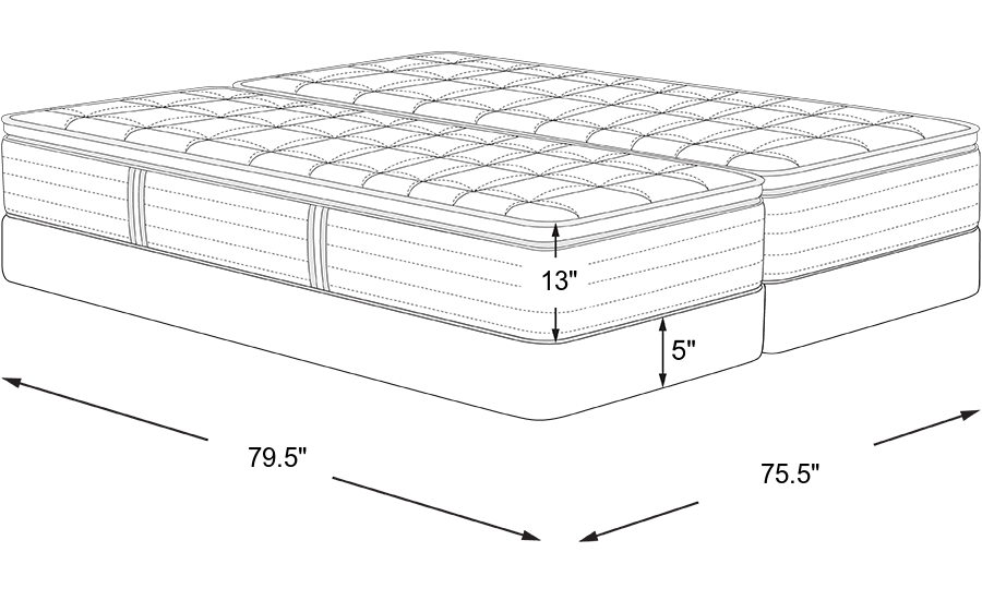 Dimension Image. Please refer to the Dimension Tab on this page for dimension details.