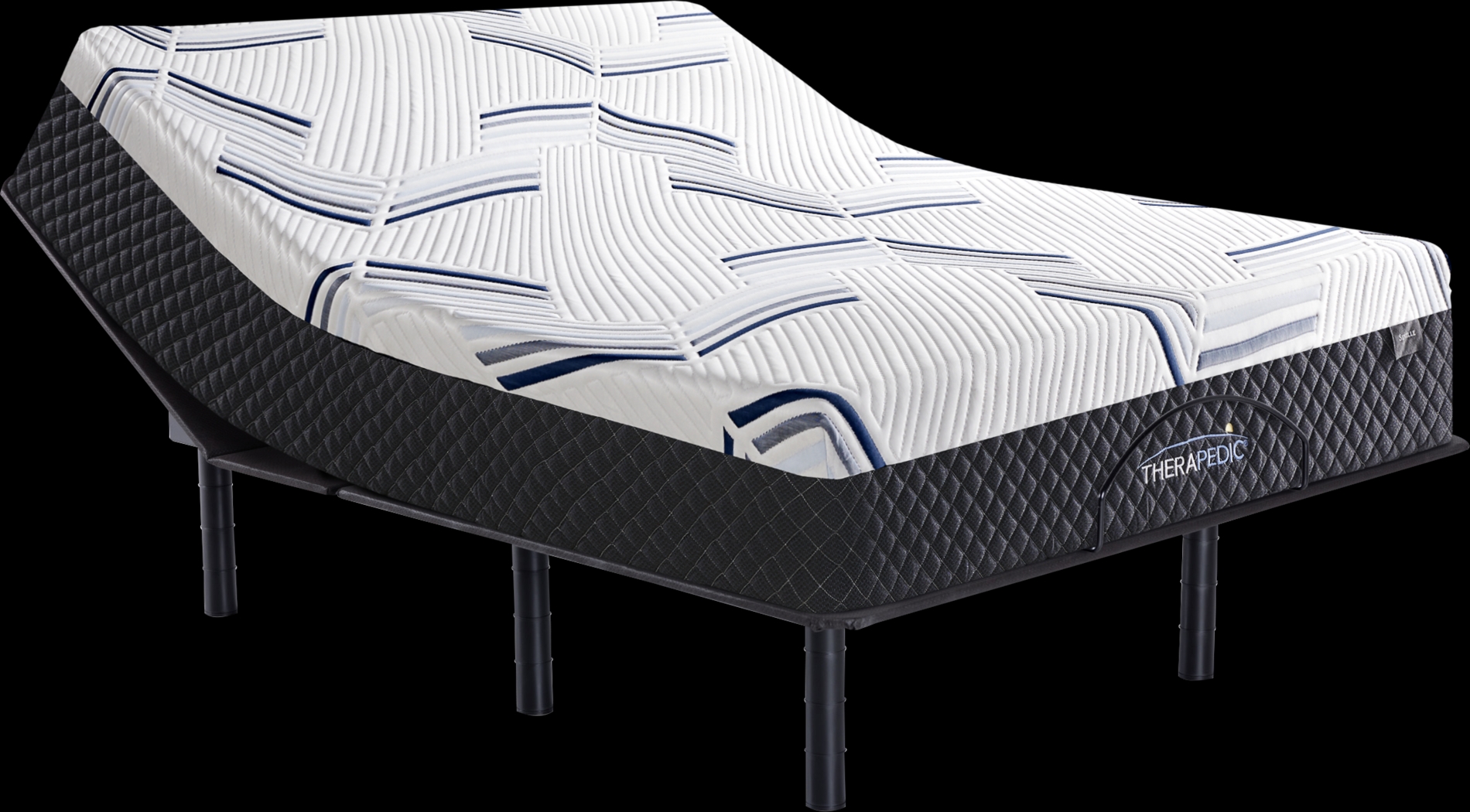 Therapedic Seville Queen Mattress with Head Up Only Base - Thumbnail - Image 1