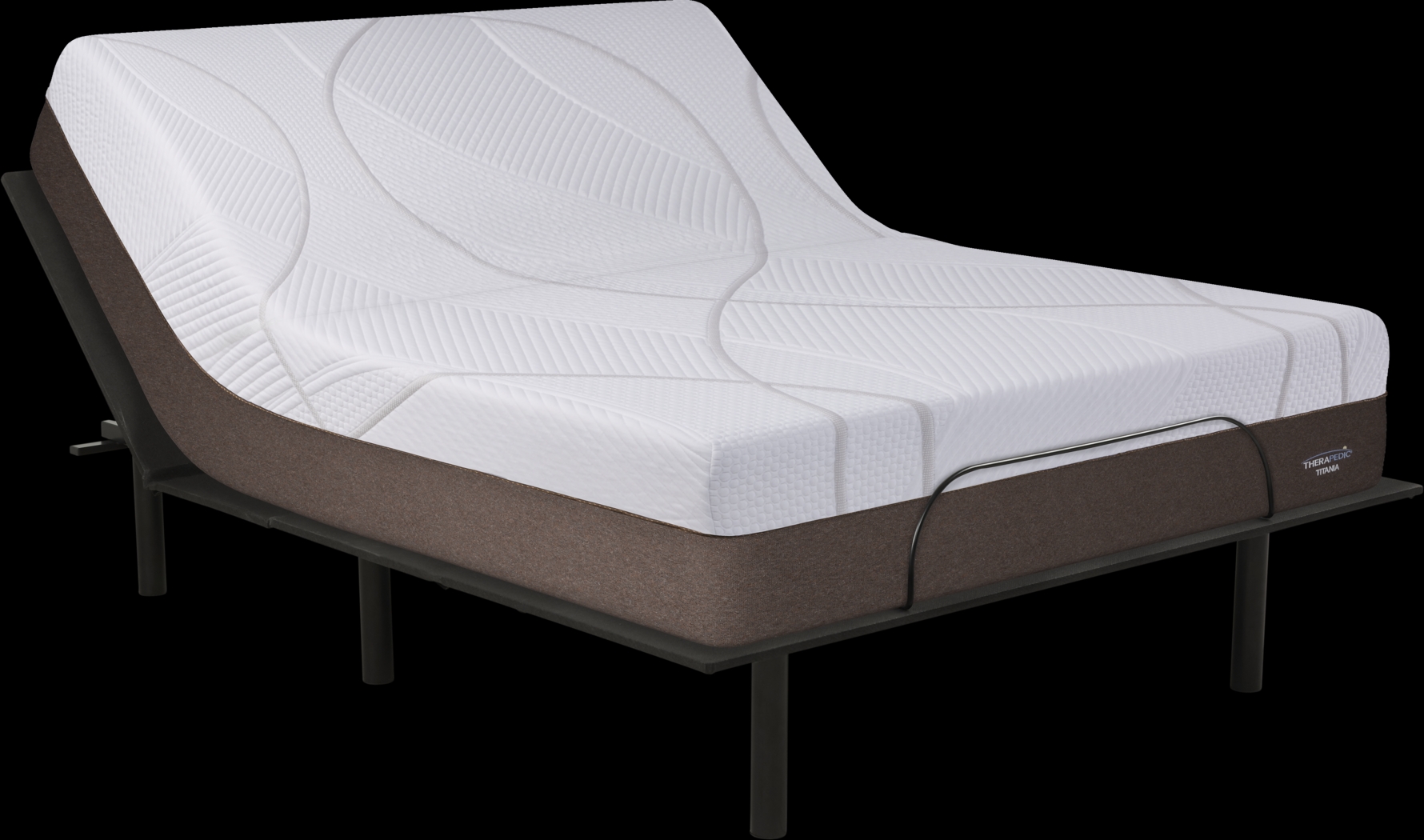 Therapedic Titania King Mattress with RTG Sleep 2000 Adjustable Base - Thumbnail - Image 1