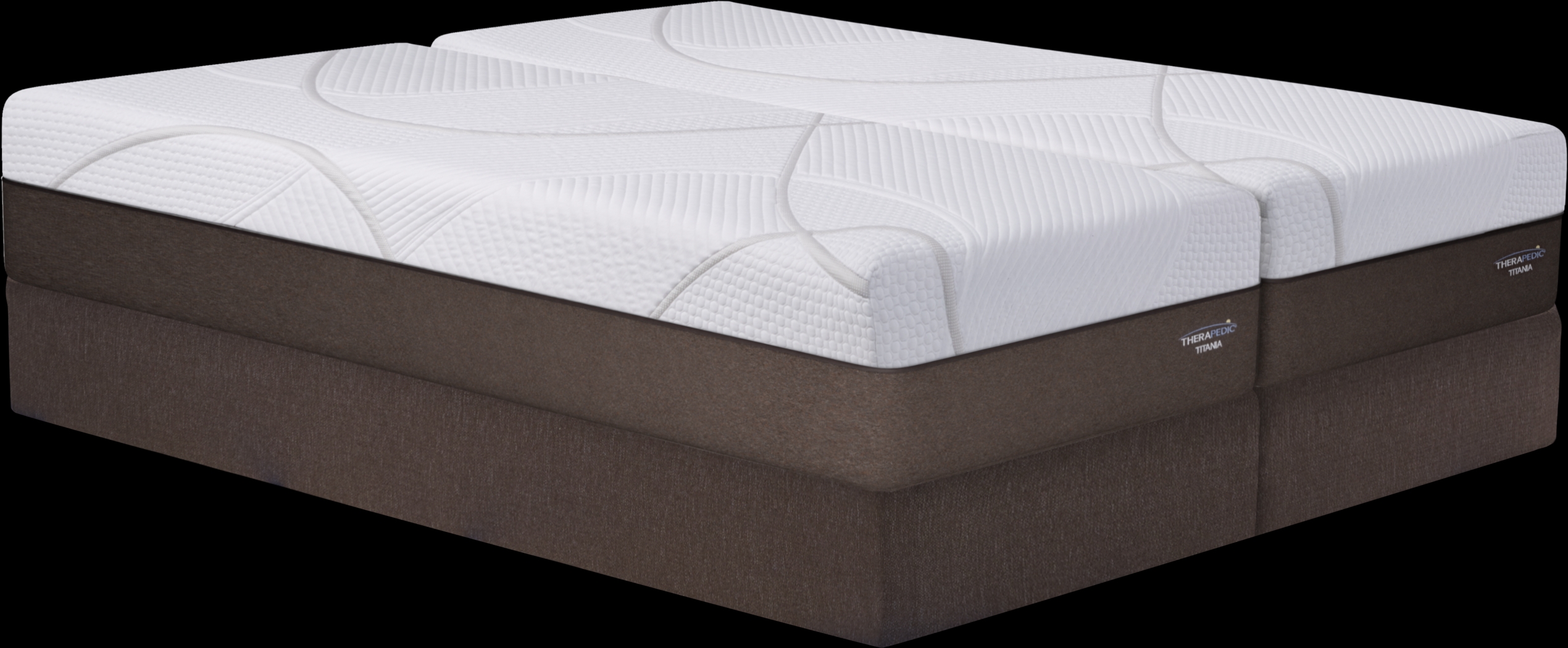 Therapedic Titania Low Profile Split King Mattress Set - Thumbnail - Image 1