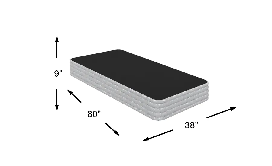 Dimension Image. Please refer to the Dimension Tab on this page for dimension details.