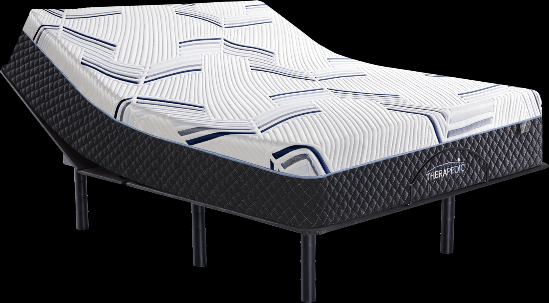 Therapedic Whexley King Mattress with Head Up Only Base - Thumbnail - Image 1