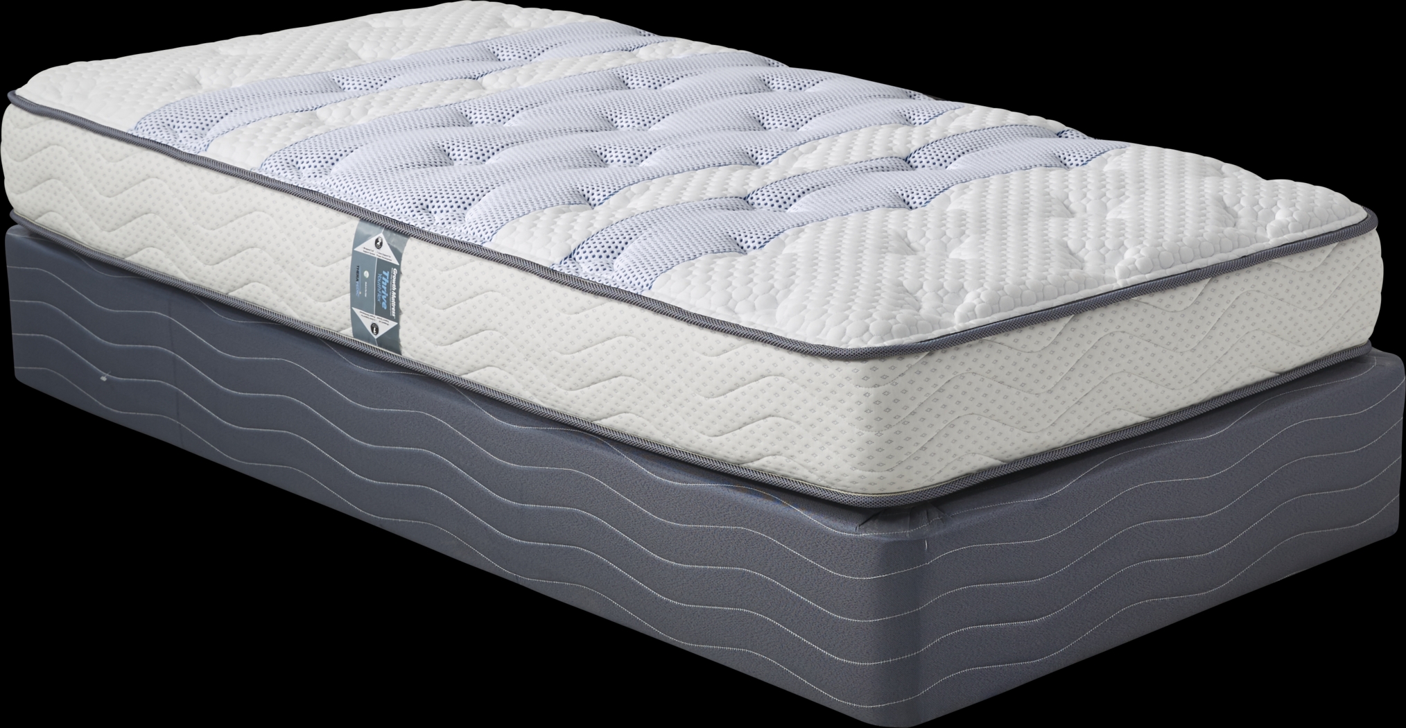 Therapedic YouthFlex Thrive Low Profile Full Mattress Set - Thumbnail - Image 1