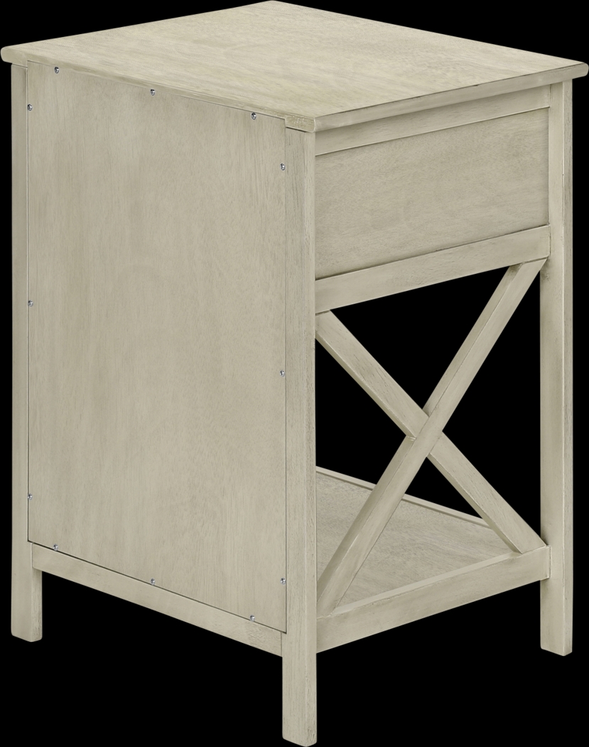 Therra White End Table - Thumbnail - Image 5